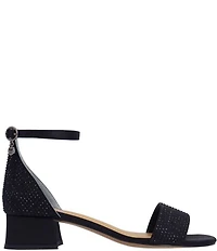 J. Renee Winsley Satin Rhinestone Dress Sandals