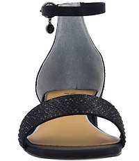 J. Renee Winsley Satin Rhinestone Dress Sandals