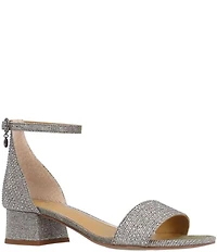 J. Renee Winsley Shimmer Rhinestone Dress Sandals