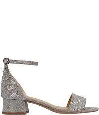 J. Renee Winsley Shimmer Rhinestone Dress Sandals
