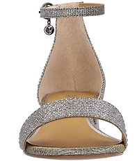 J. Renee Winsley Shimmer Rhinestone Dress Sandals