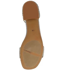 J. Renee Winsley Shimmer Rhinestone Dress Sandals