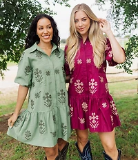 J.Marie Athena Puff Sleeve Dress
