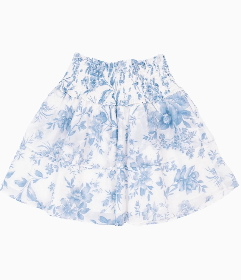 J.Marie Big Girls Chloe Toile Floral Print Skirt