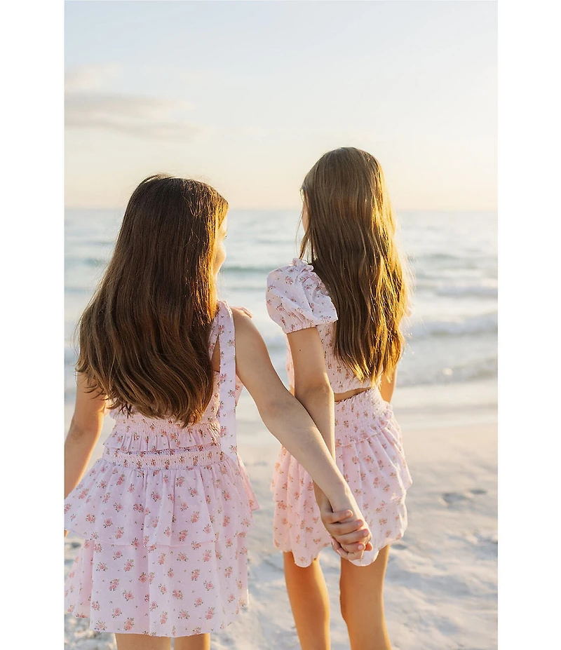 J.Marie Big Girls Adeline Tie Strap Dress