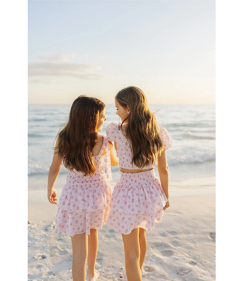 J.Marie Big Girls Adeline Tie Strap Dress