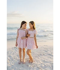 J.Marie Big Girls Adeline Tie Strap Dress