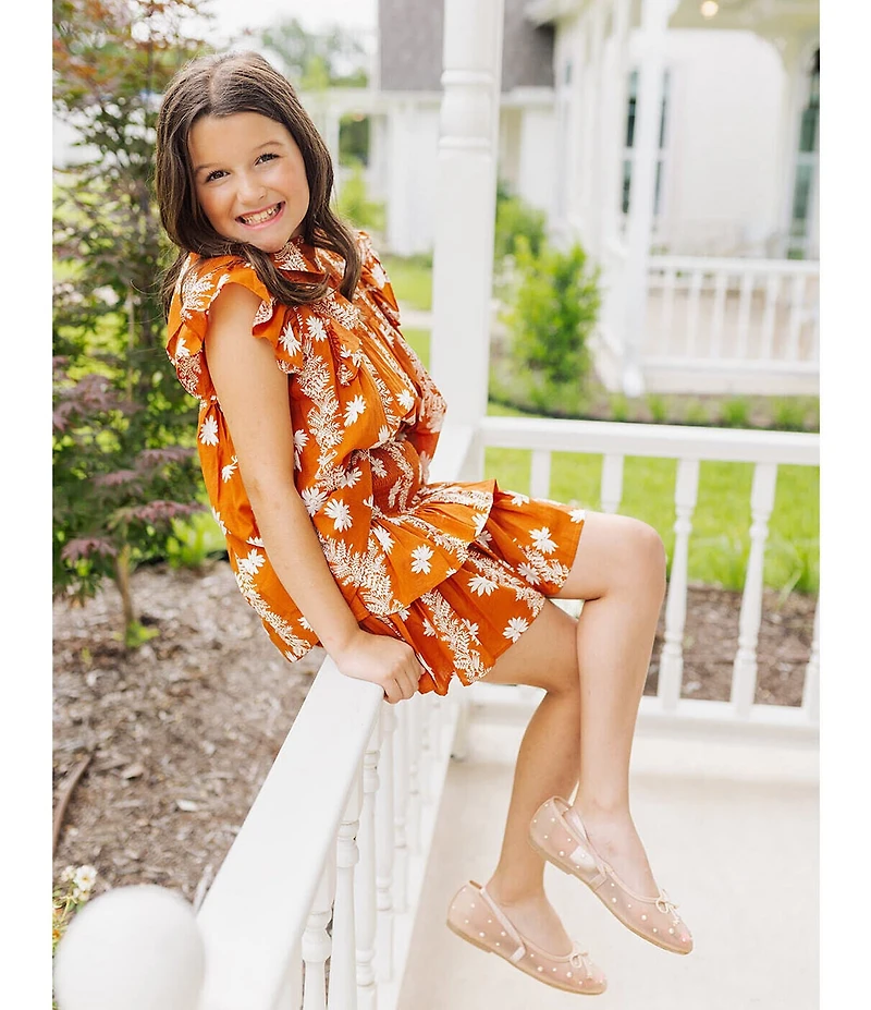 J.Marie Big Girls Aubrey Flutter Skort