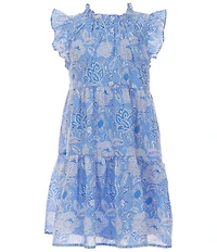 J.Marie Big Girls Carson Flutter Sleeve Dress