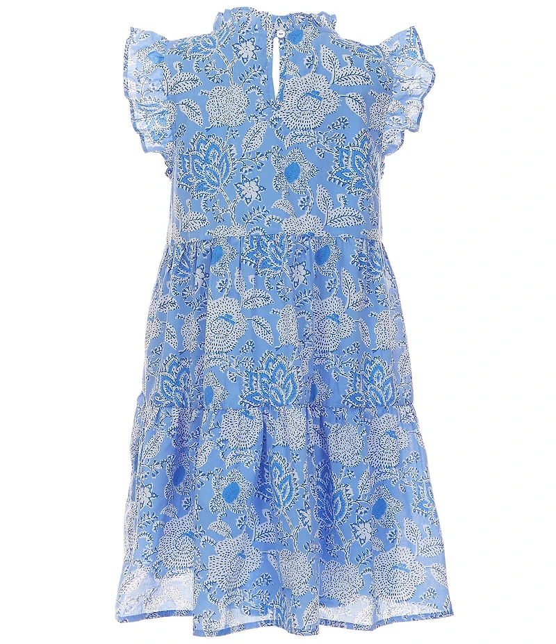 J.Marie Big Girls Carson Flutter Sleeve Dress