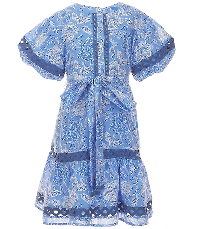 J.Marie Big Girls Carson Tie Belt Dress