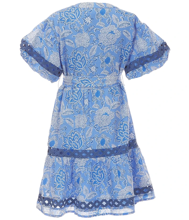 J.Marie Big Girls Carson Tie Belt Dress