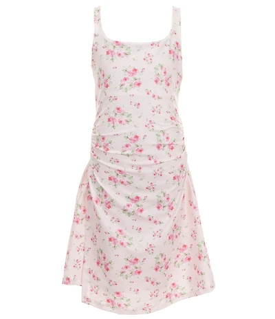 J.Marie Big Girls Ellie Floral Print Sleeveless Athletic Dress