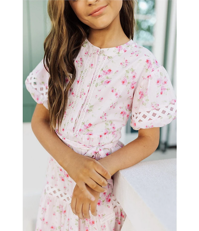 J.Marie Big Girls Ellie Tie Dress