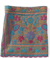 J.Marie Big Girls Embroidered Juniper Skirt