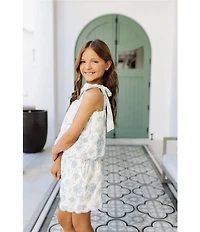 J.Marie Big Girls Hollie Scallop Trim Shorts