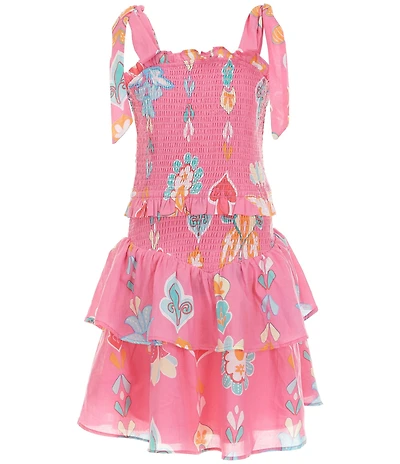 J.Marie Big Girls Sailor Tie Strap Dress