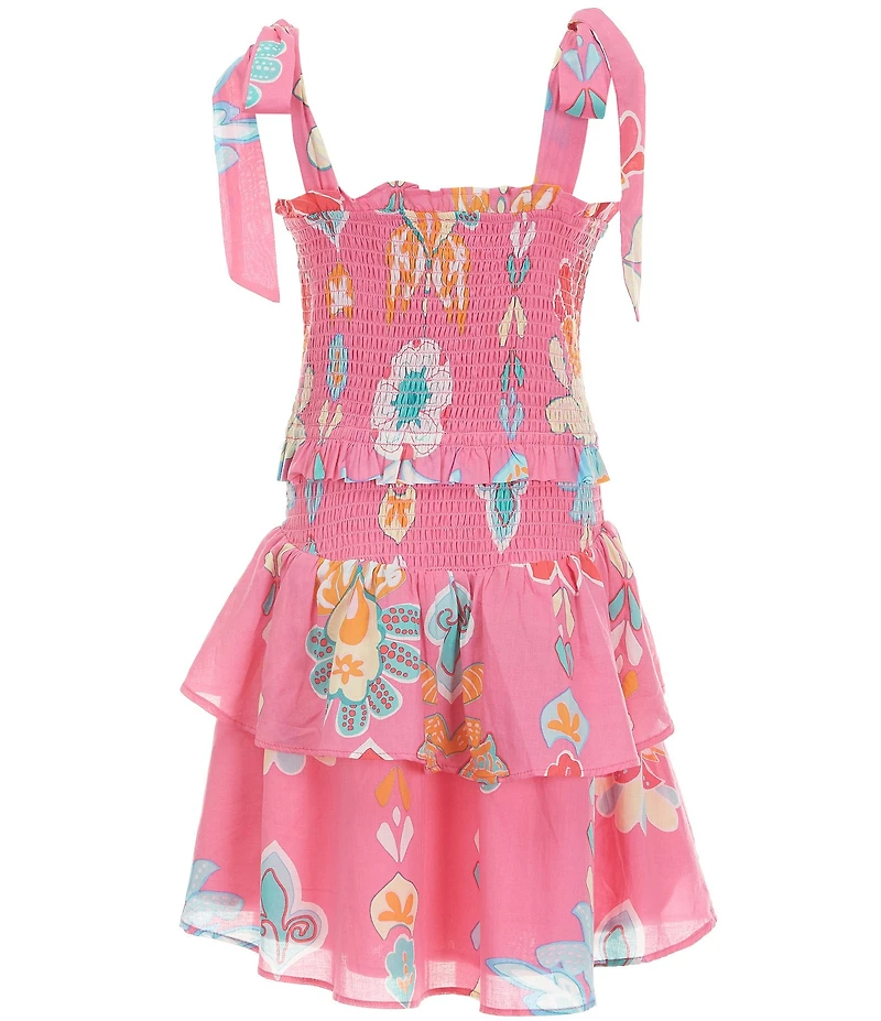 J.Marie Big Girls Sailor Tie Strap Dress