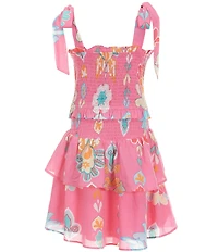 J.Marie Big Girls Sailor Tie Strap Dress