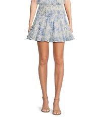 J.Marie Coordinating Chloe Tiered Mini A-Line Skort