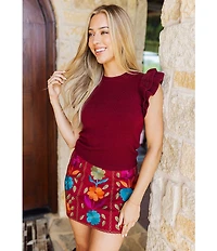 J.Marie Cody Floral Skirt