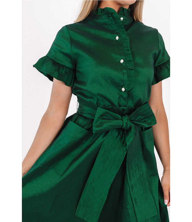 J.Marie Collins Short Sleeve Midi Dress