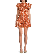 J.Marie Coordinating Aubrey Smock Waist Mini Skirt