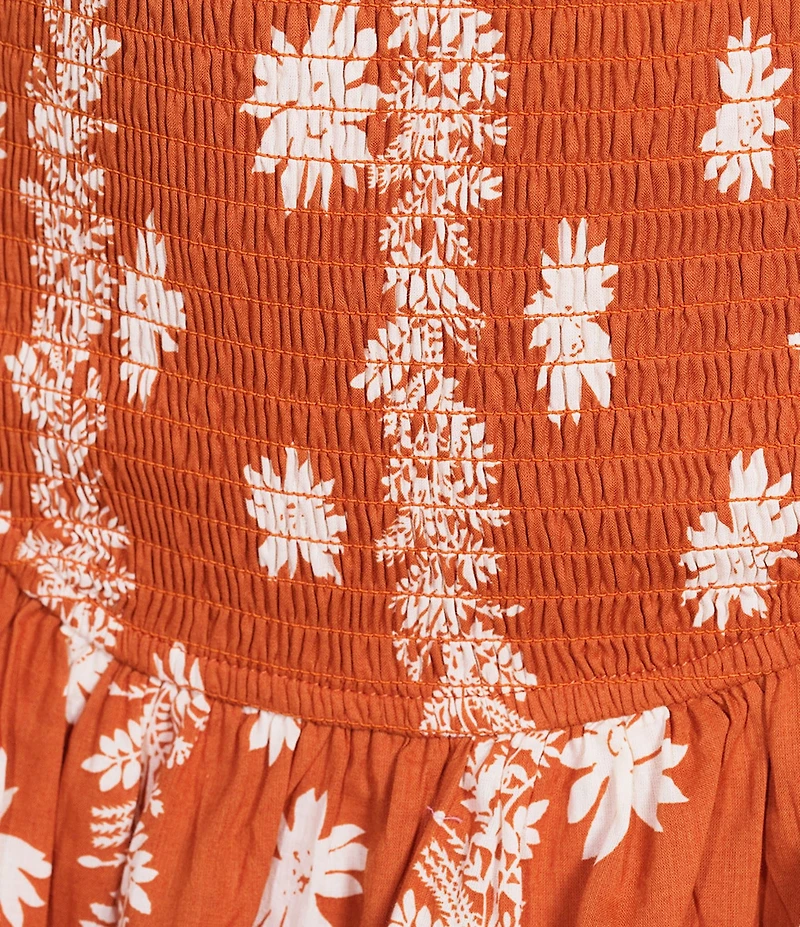 J.Marie Coordinating Aubrey Smock Waist Mini Skirt