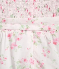 J.Marie Ellie Floral Print Sweetheart Neckline A-Line Midi Dress