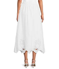 J.Marie Giselle Coordinating Lace Detail Adjustable Tie Midi Skirt