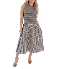 J.Marie Kendra Smocked Midi Dress