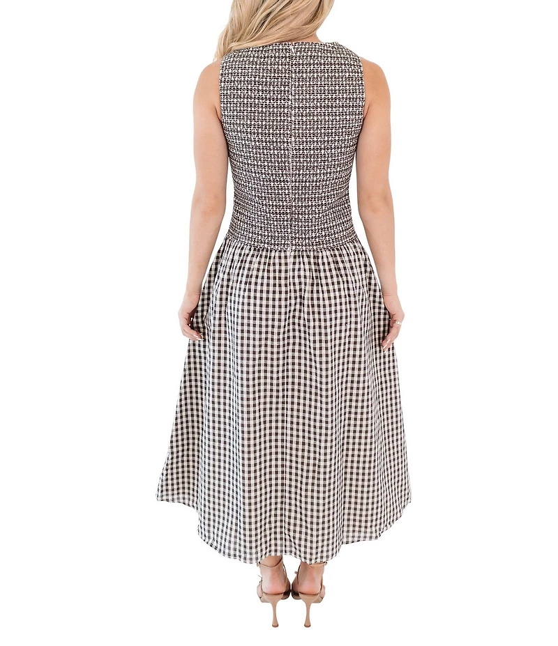 J.Marie Kendra Smocked Midi Dress