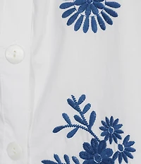 J.Marie Laken Button Up Short Sleeve Top