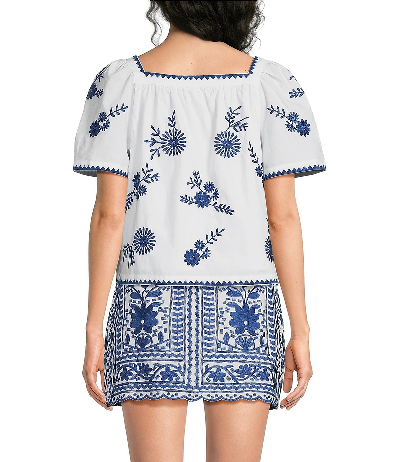 J.Marie Laken Button Up Short Sleeve Top