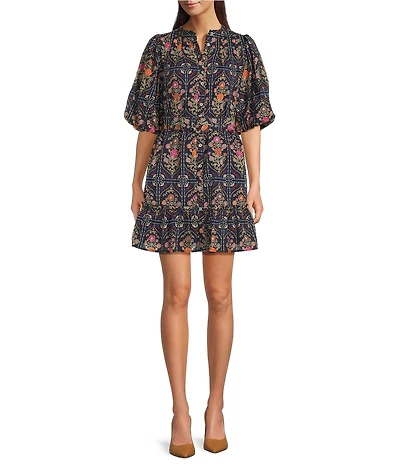 J.Marie Torian Belted Mini Dress