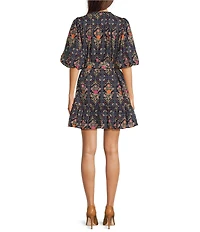 J.Marie Torian Belted Mini Dress