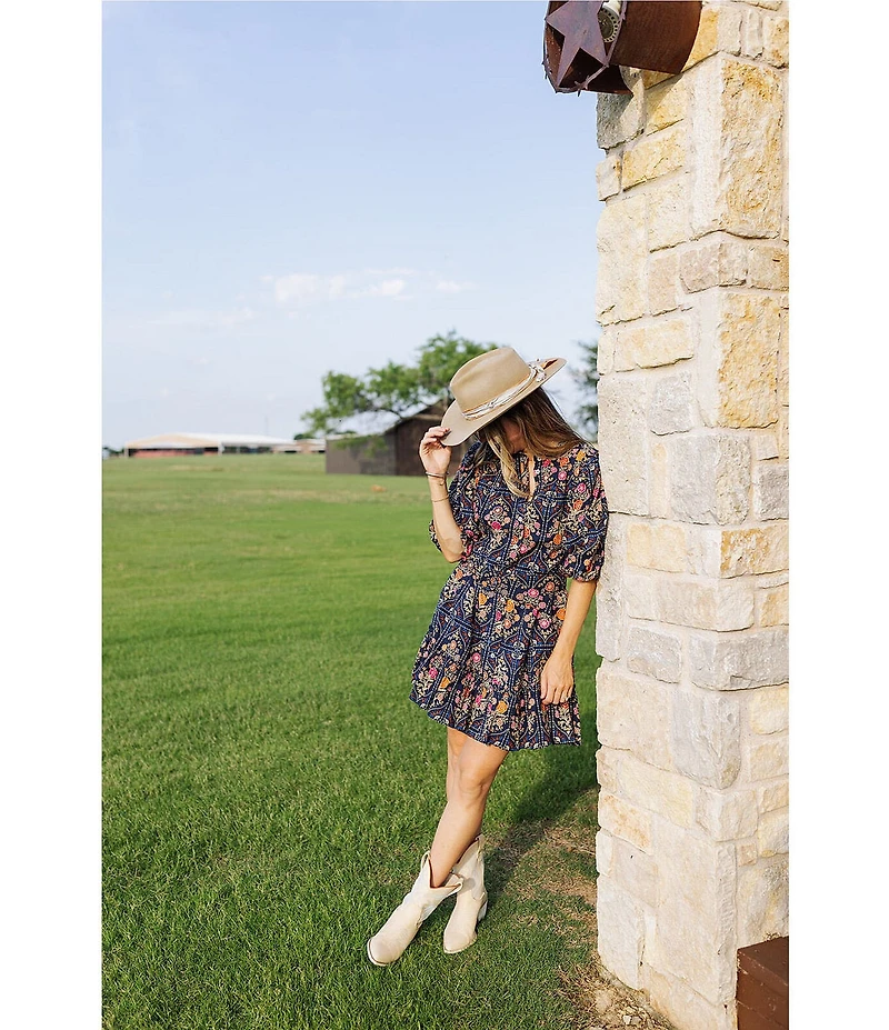 J.Marie Torian Belted Mini Dress