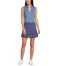 J.McLaughlin Aida Catalina Cloth Knit Point Collar Sleeveless Top