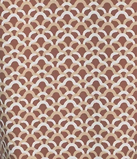 J.McLaughlin Aida Printed Catalina Cloth Split V-Neck 3/4 Sleeve Top