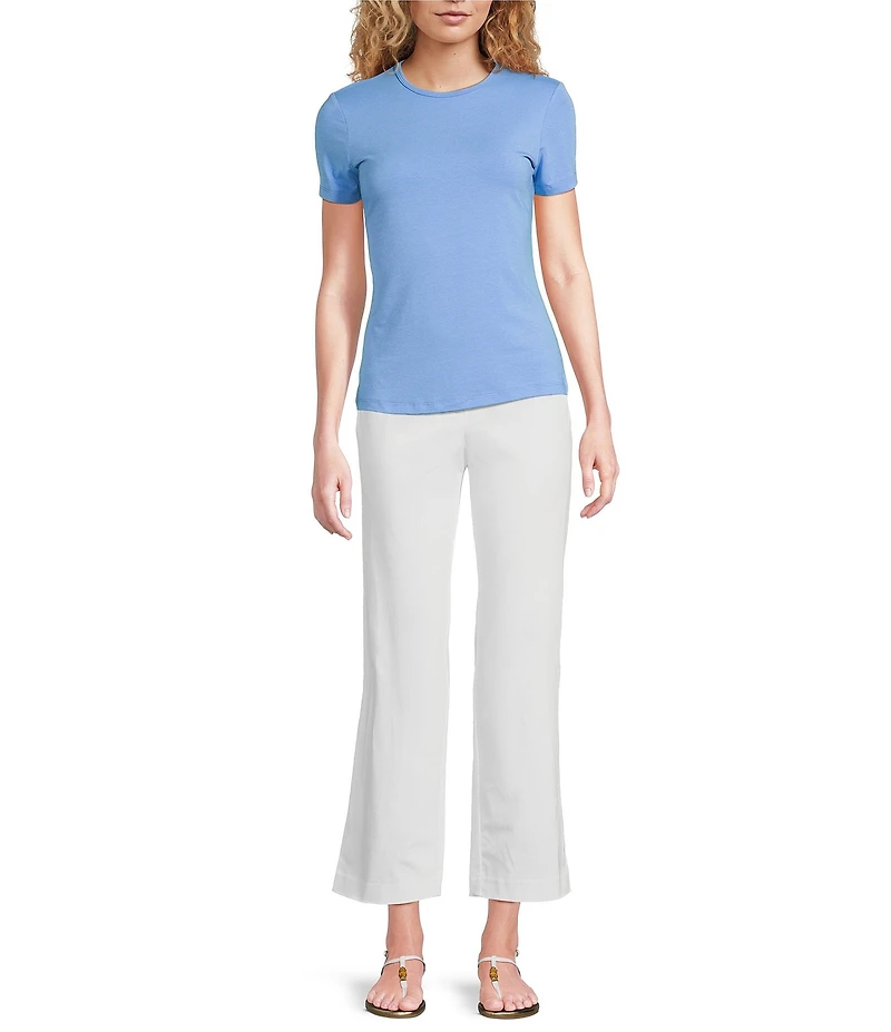 J.McLaughlin Allie Stretch Crew Neck Short Sleeve Tee