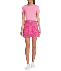 J.McLaughlin Allie Stretch Crew Neck Short Sleeve Tee