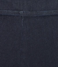 J.McLaughlin Anderson Denim Flat Front Wide Leg Pull-On Jeans