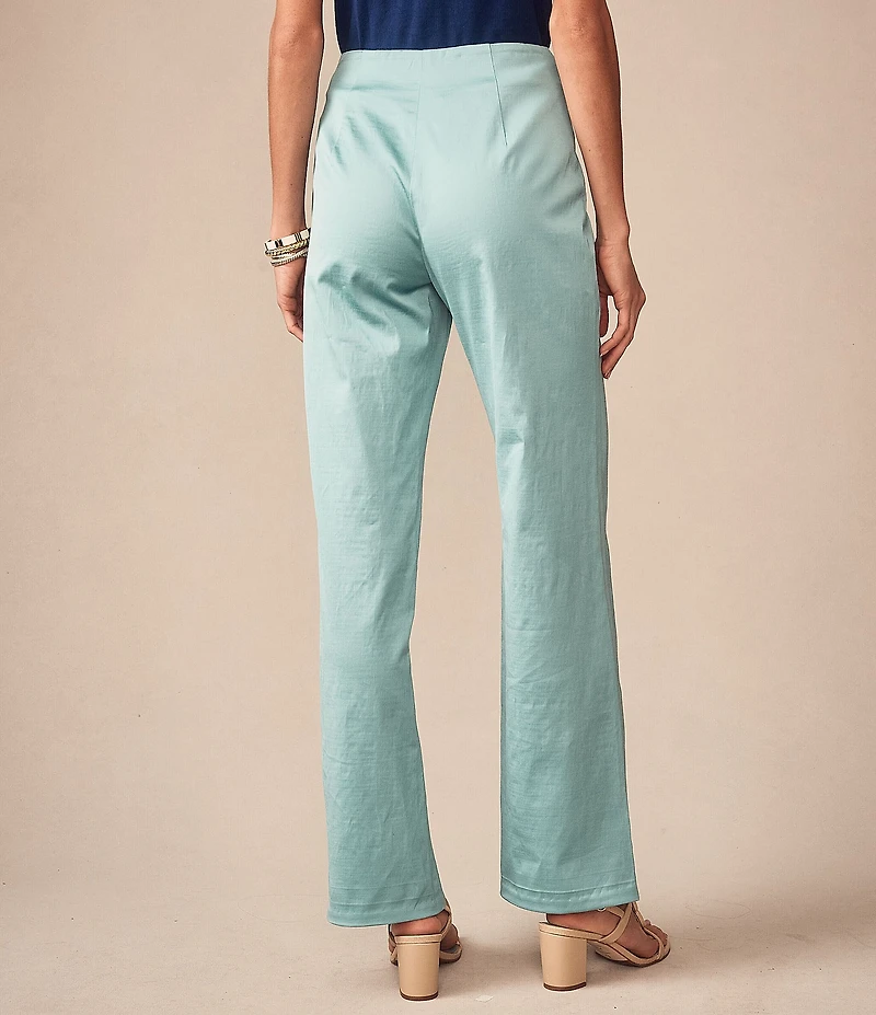 J.McLaughlin Carter Dupioni Flat Front Wide Leg Coordinating Pants