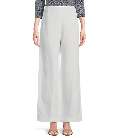 J.McLaughlin Carter Knit Linen Flat Front Straight Leg Pants