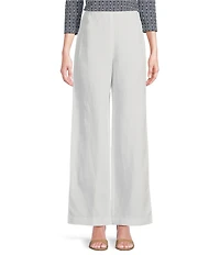 J.McLaughlin Carter Knit Linen Flat Front Straight Leg Pants