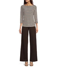 J.McLaughlin Carter Stretch Knit Wide Leg Pants