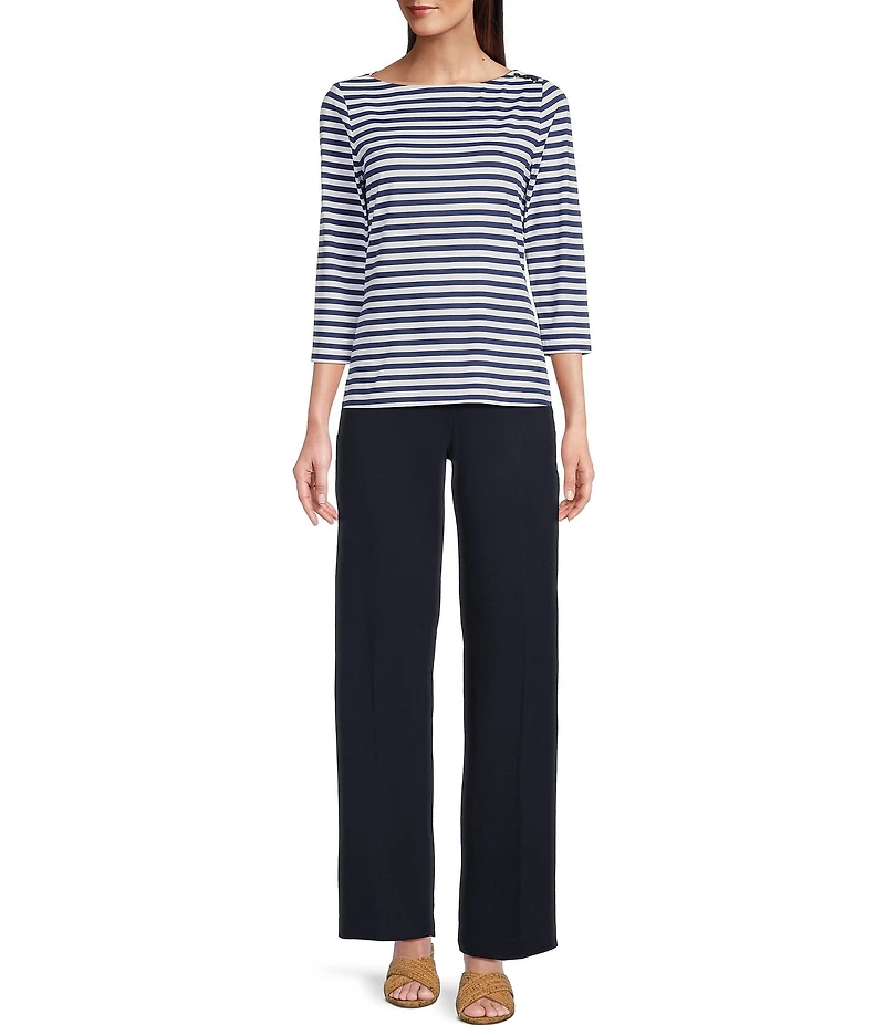 J.McLaughlin Carter Stretch Knit Wide Leg Pants