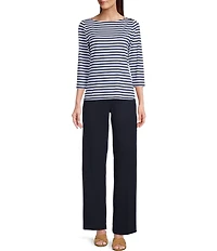 J.McLaughlin Carter Stretch Knit Wide Leg Pants