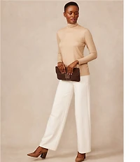 J.McLaughlin Carter Stretch Knit Wide Leg Pants