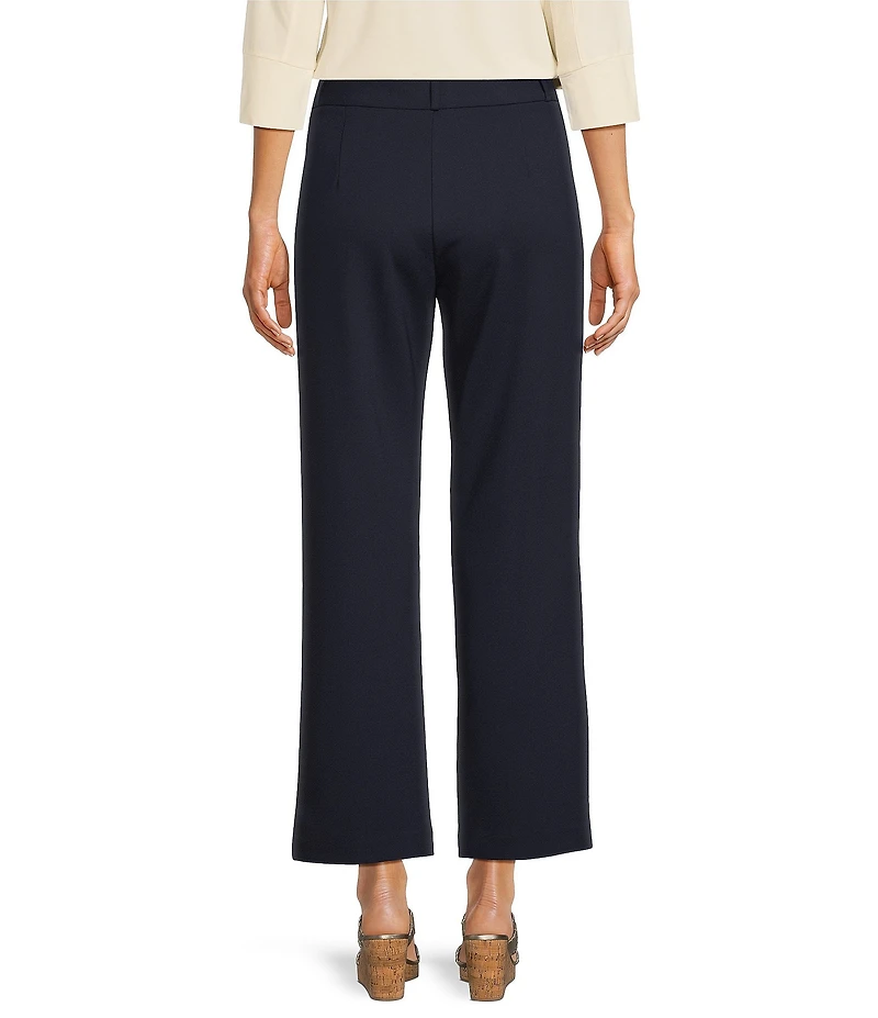 J.McLaughlin Deanne Split Front Hem Knit Straight Leg Cropped Pants